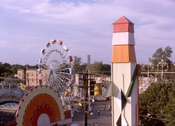 Palisades Amusement Park Ferris Wheel and tower